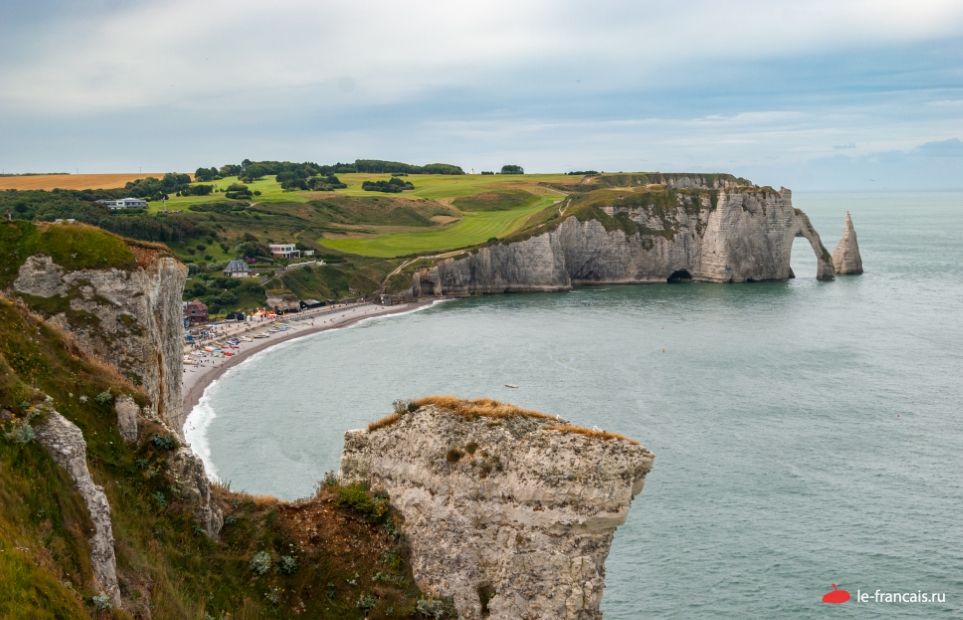 Видд на залив Étretat. Фото: Илья Думов, le-francais.ru